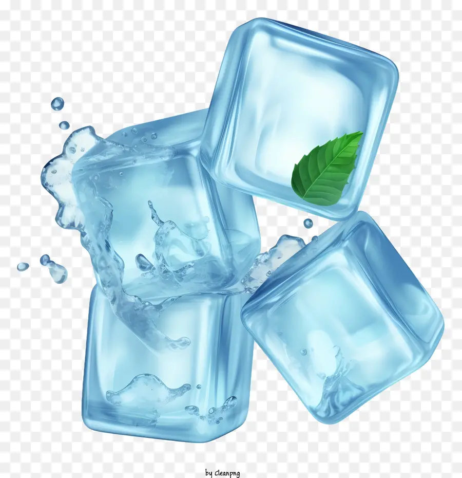 Cubos De Gelo，água PNG