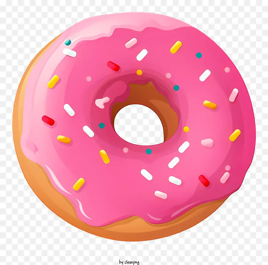 Vidro Donut，Rosa Donut PNG