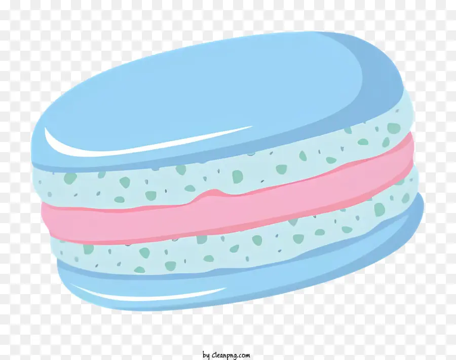 Bolo De Chocolate，Macaron Azul PNG