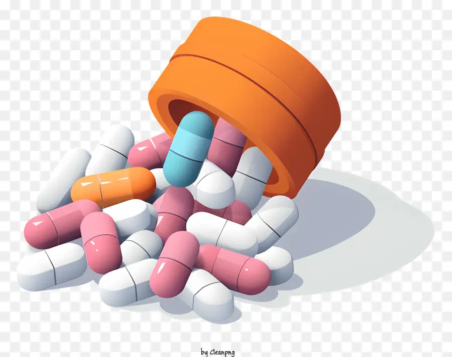 Recipiente De Comprimido，Pílulas De Medicação PNG