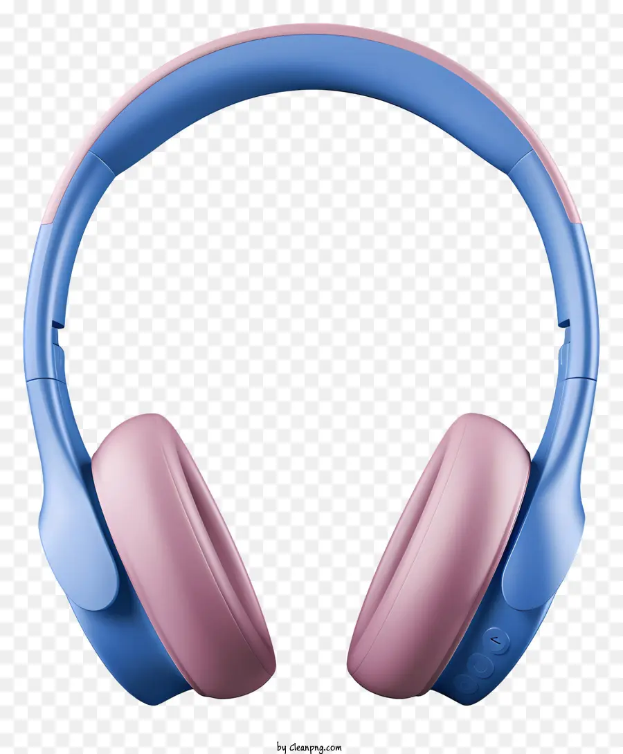 Fones De Ouvido Sem Fio Bluetooth，Detalhes Em Azul E Rosa PNG