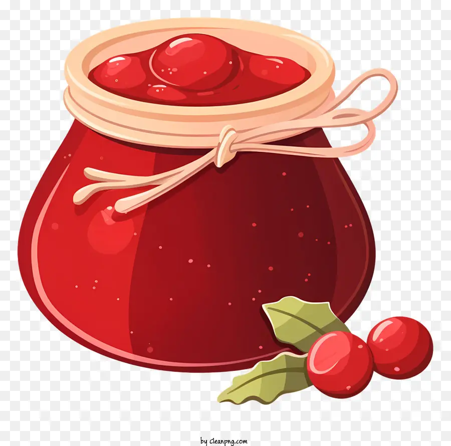 Geléia De Cranberry，Geléia Vermelha PNG