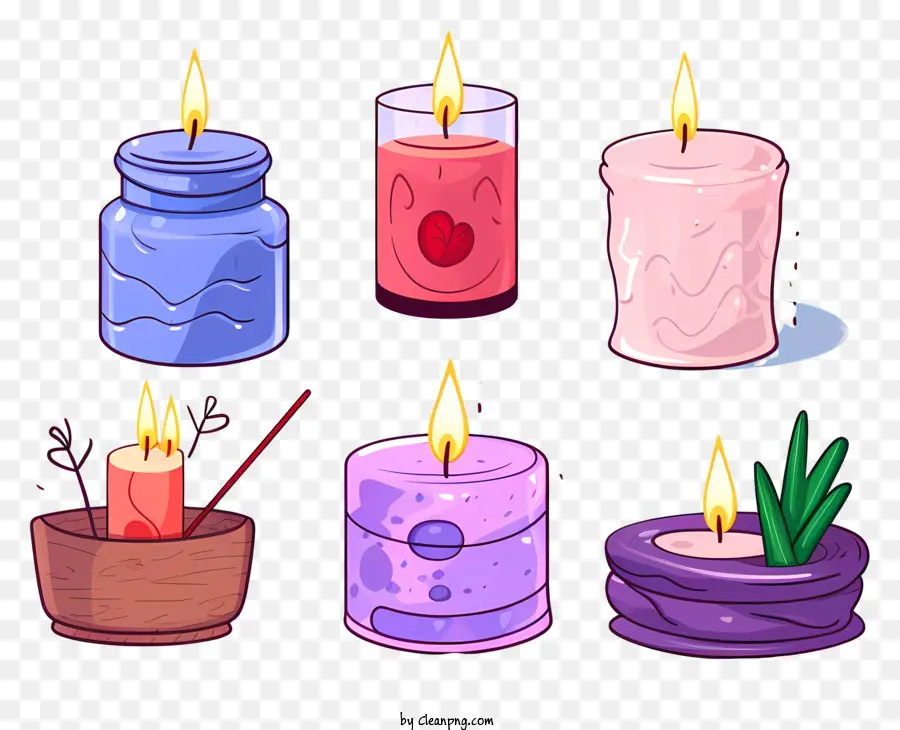 Velas，Cores PNG