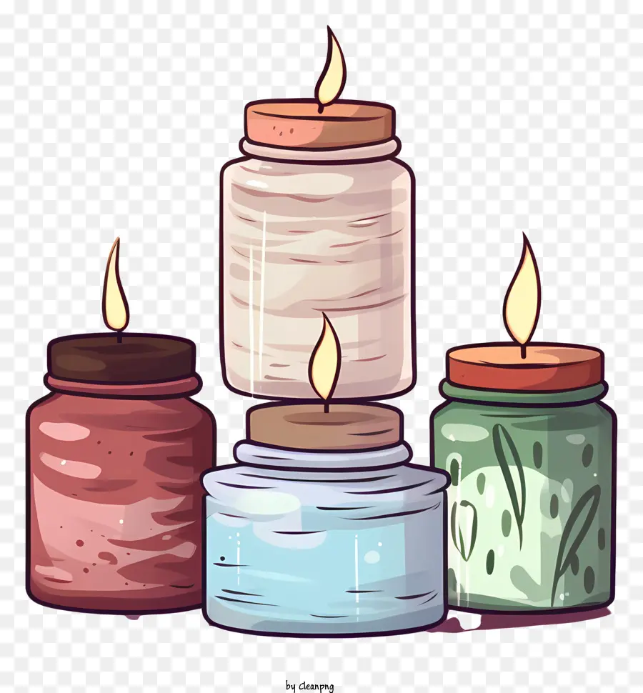 Desenho Vetorial，Velas PNG