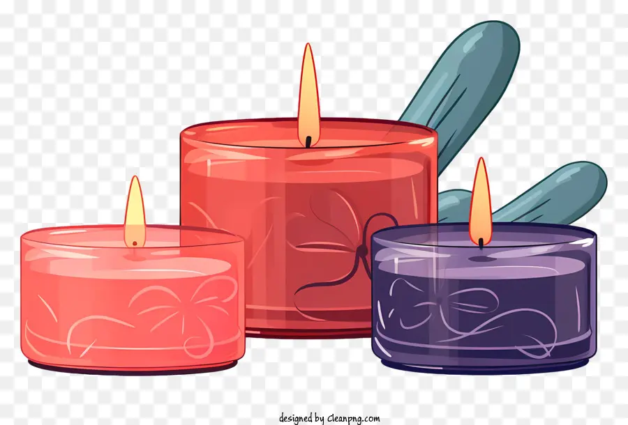 Velas，Velas Vermelhas PNG