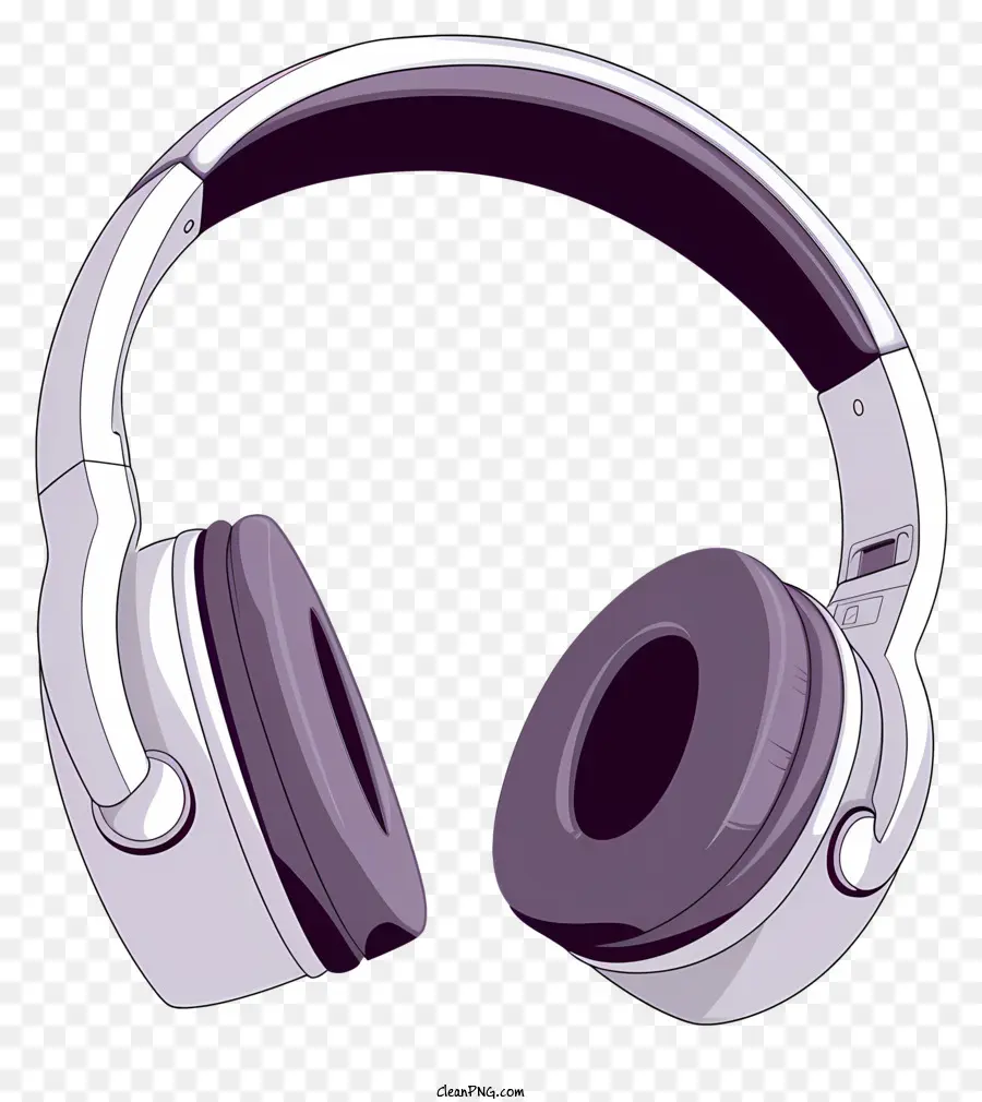 Fones De Ouvido Branco，Interruptor Ligado E Desligado PNG