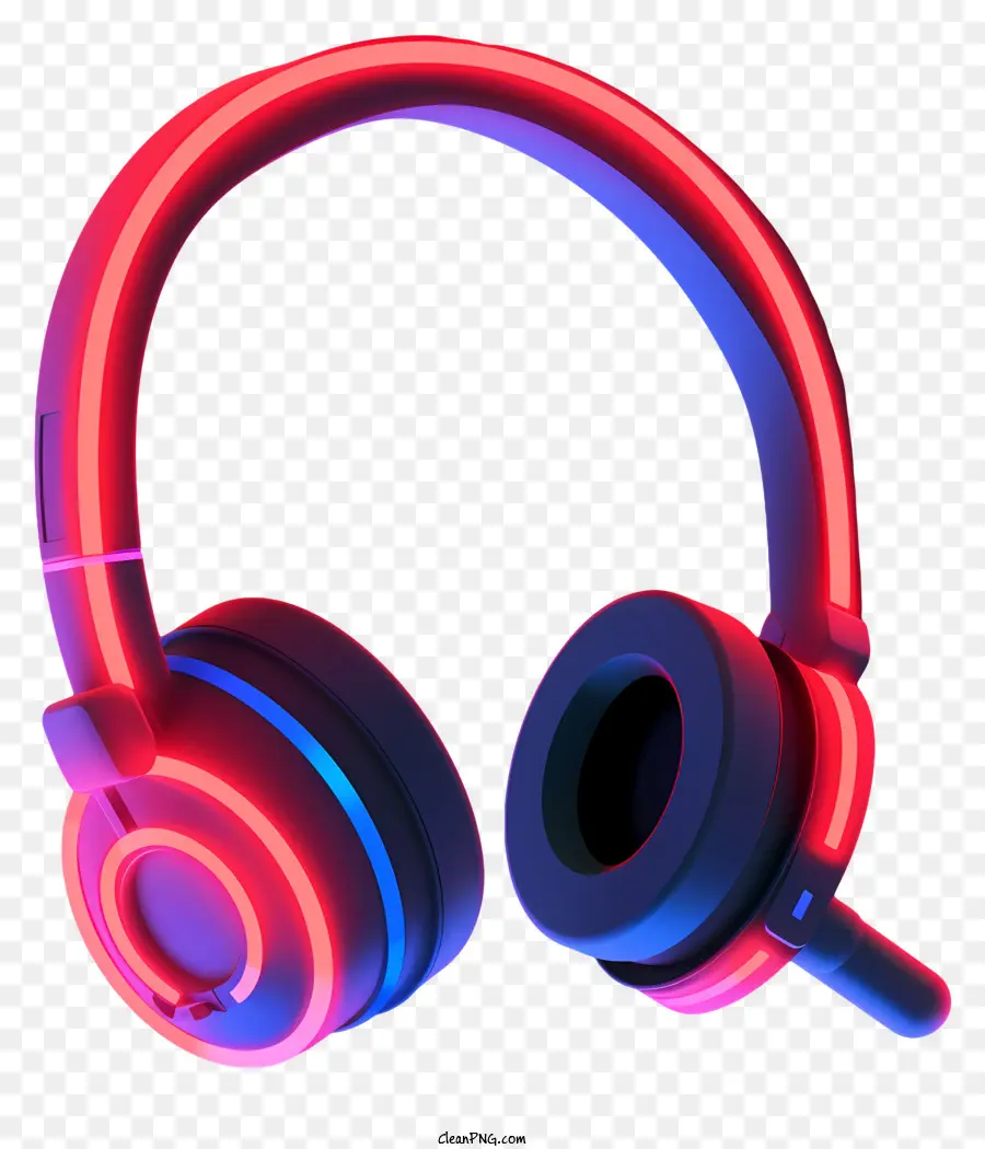 Fones De Ouvido Neon，Fones De Ouvido De Plástico Transparente PNG