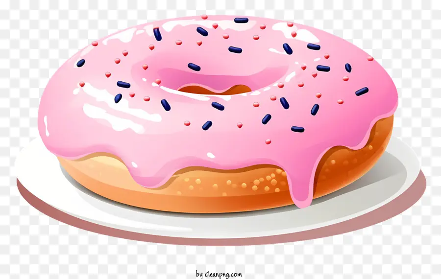 Donut Fosco Rosa，Garas Azuis PNG