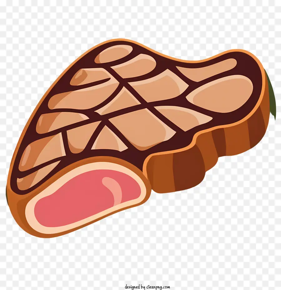 Bife De Desenho Animado，Bife Cozido PNG