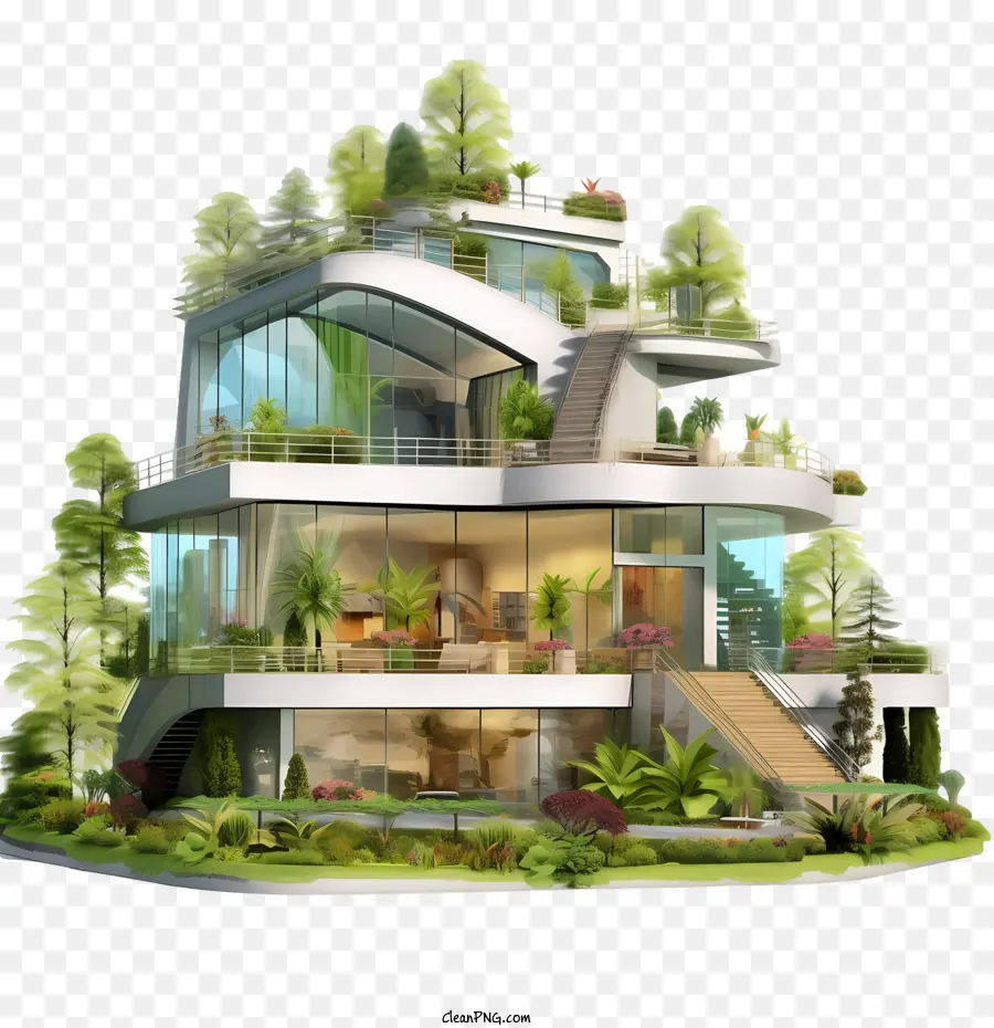 Casa Ecológica，Casa Futurista PNG
