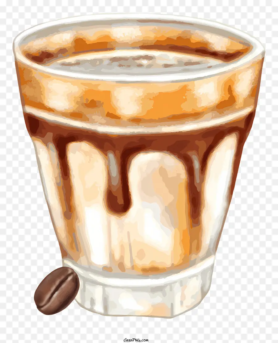 Café，Café Gelado PNG