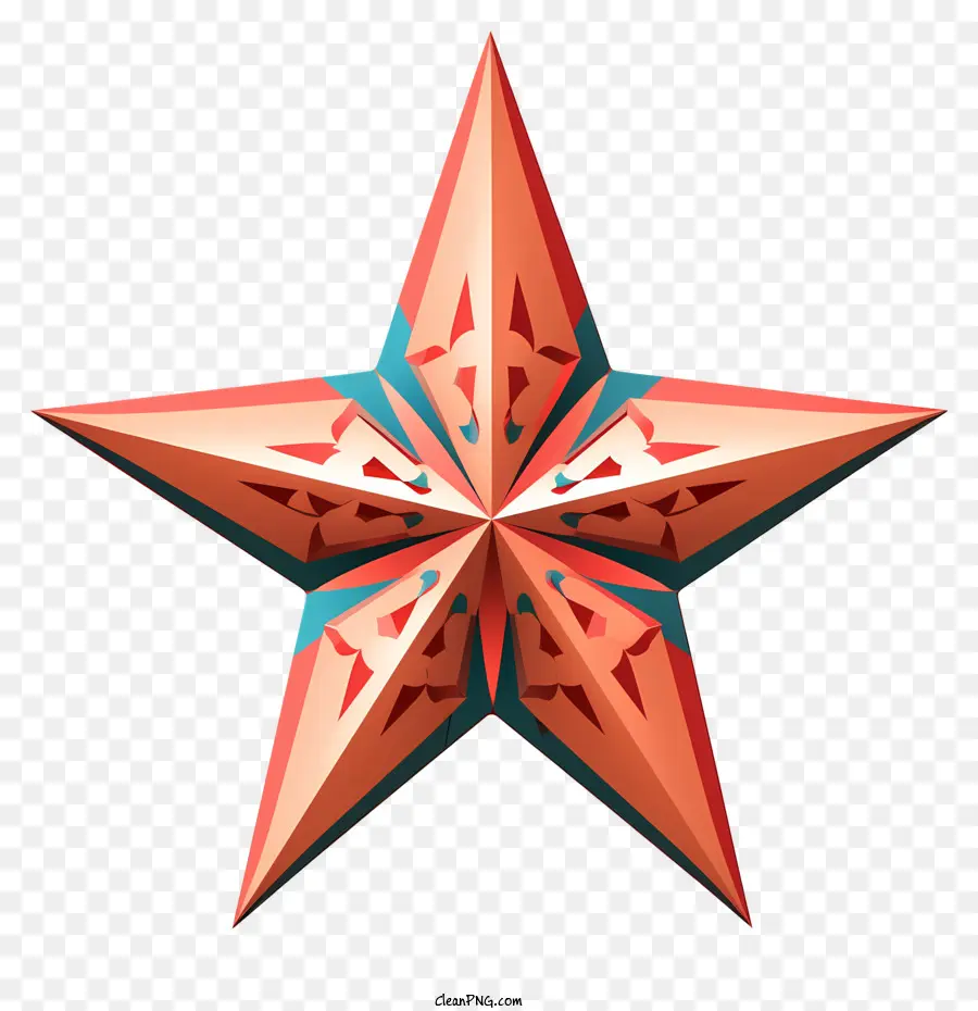 Forma De Estrela Vermelha，Triângulos PNG