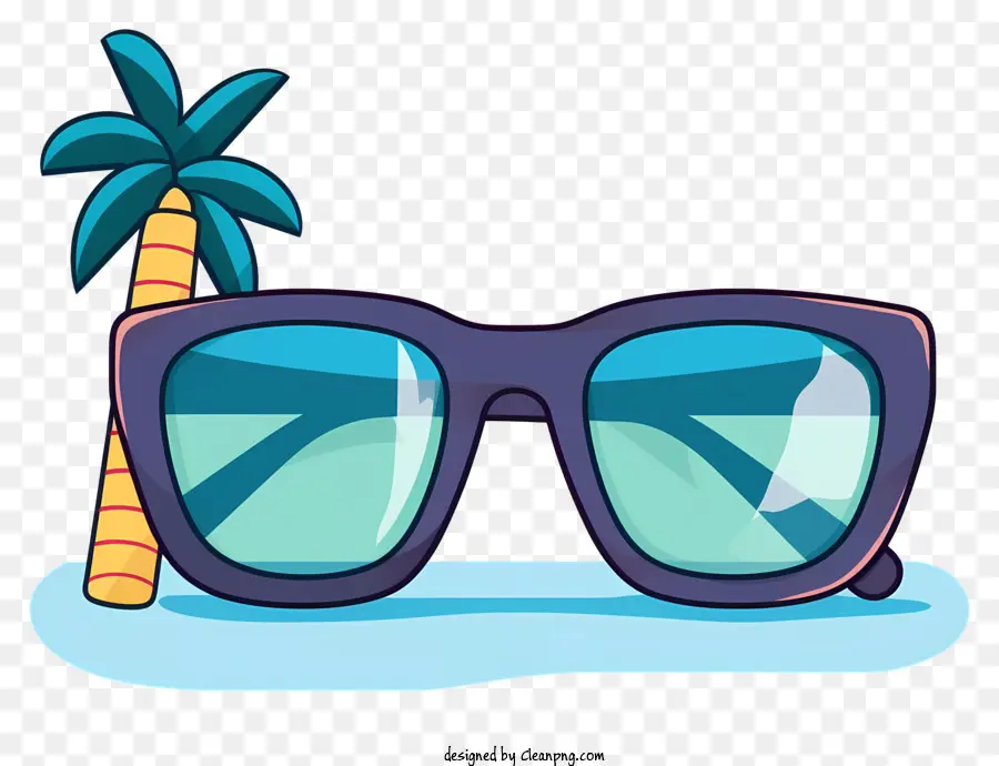 óculos De Sol，Palmeira PNG
