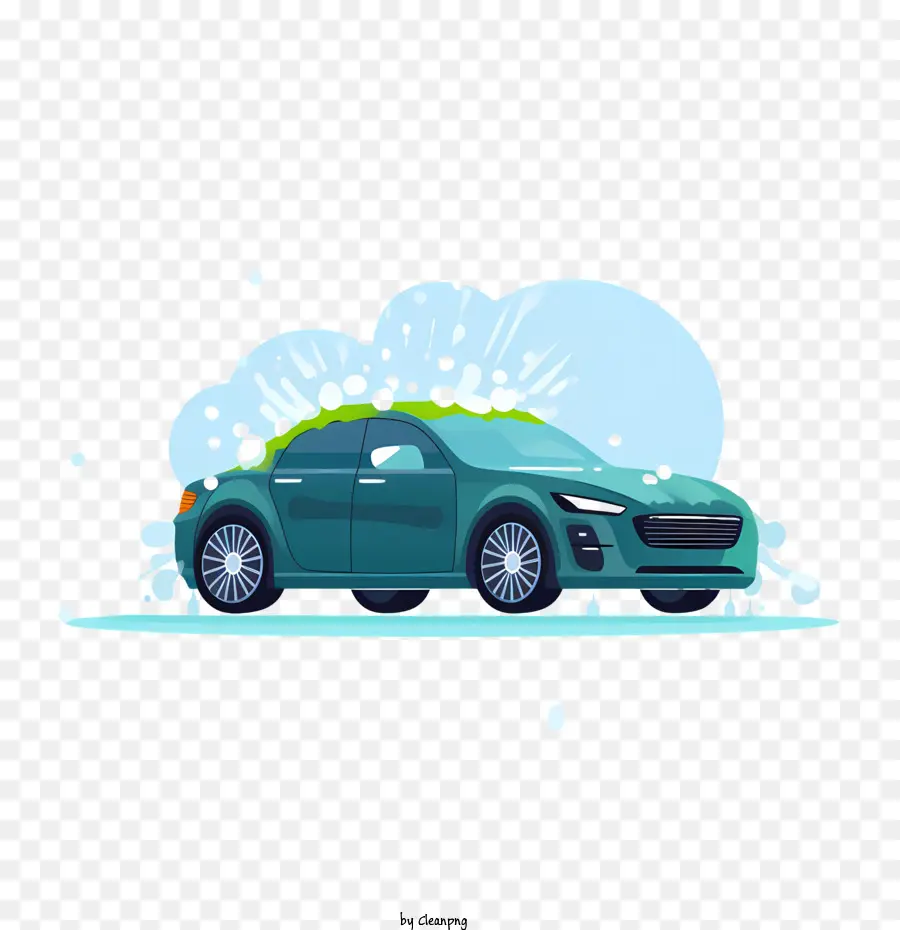 Lavagem De Carro，Carro PNG