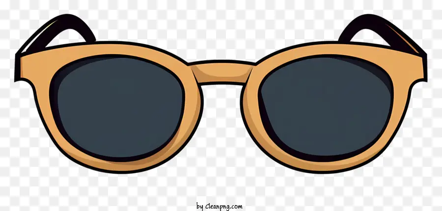 óculos De Sol，Preto Lentes PNG