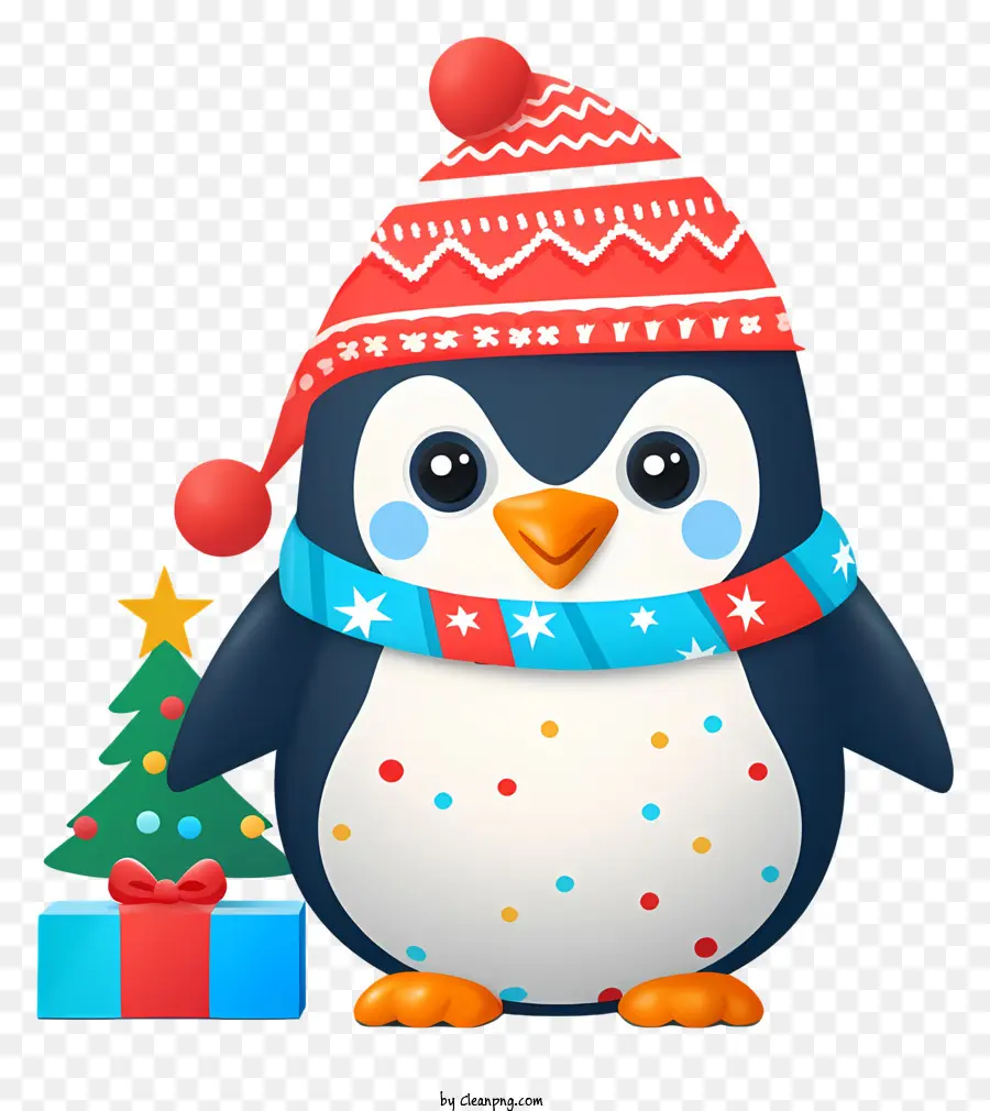 Pinguim，Pinguim De Natal PNG