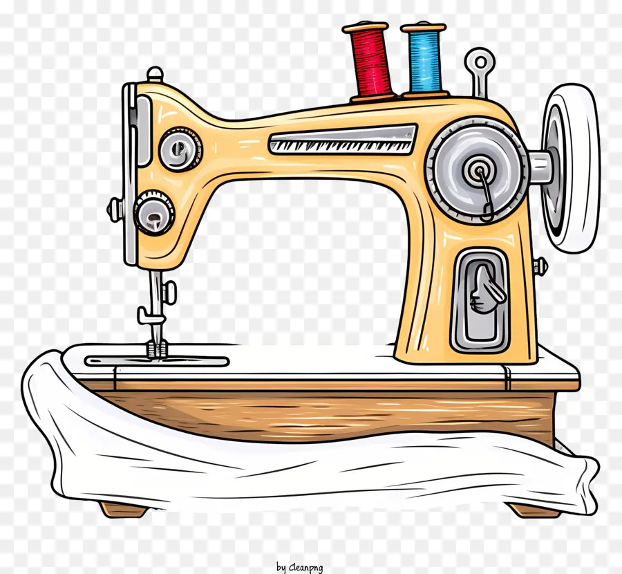 Máquina De Costura Antiquada，Tabela PNG