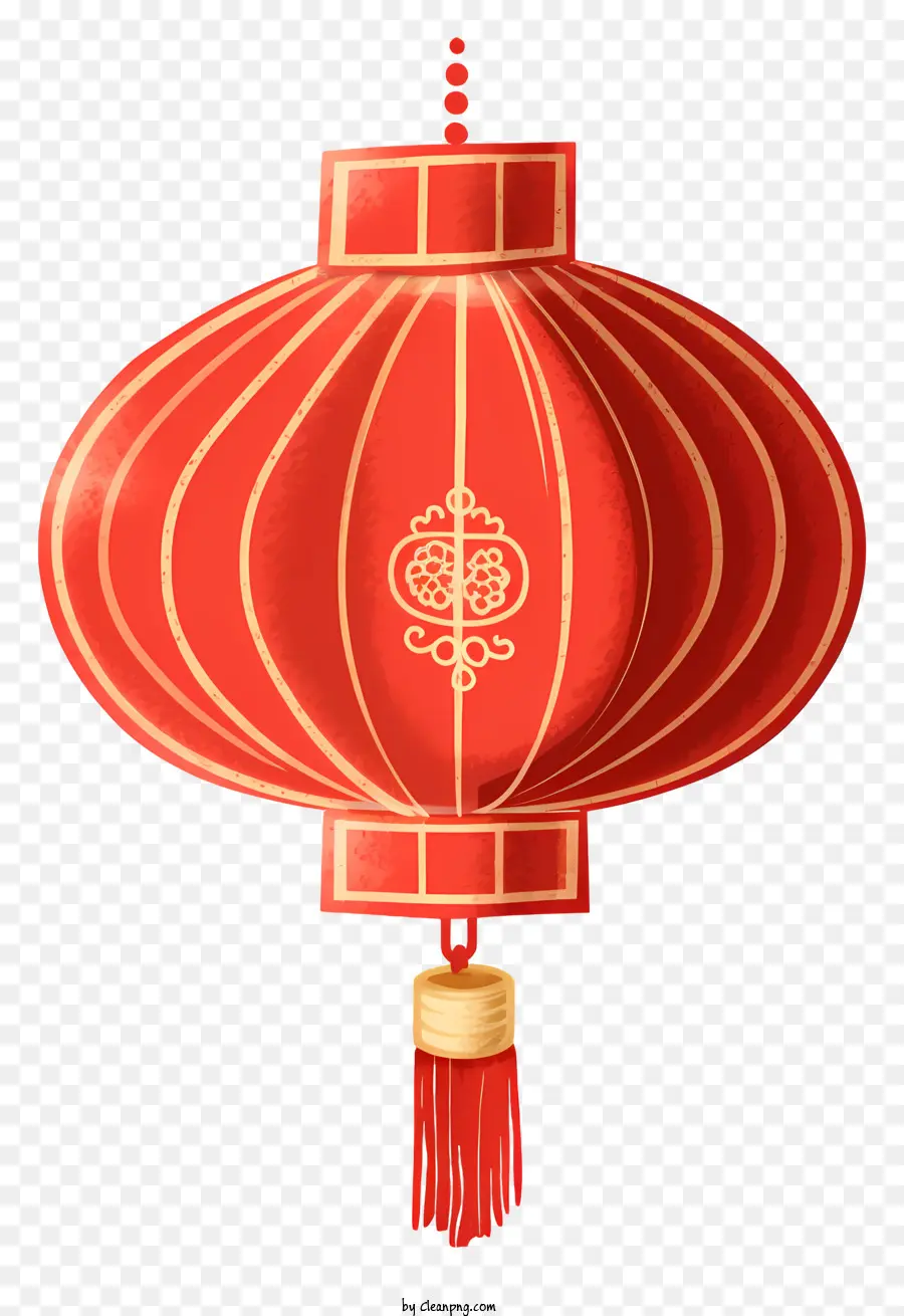 Vermelho Lanterna Chinesa，Tassel PNG