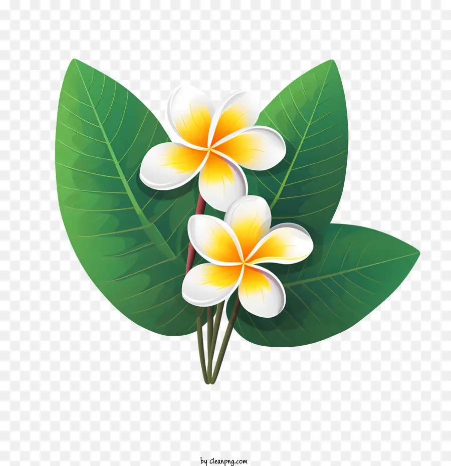 Flor De Frangipani，Flor PNG