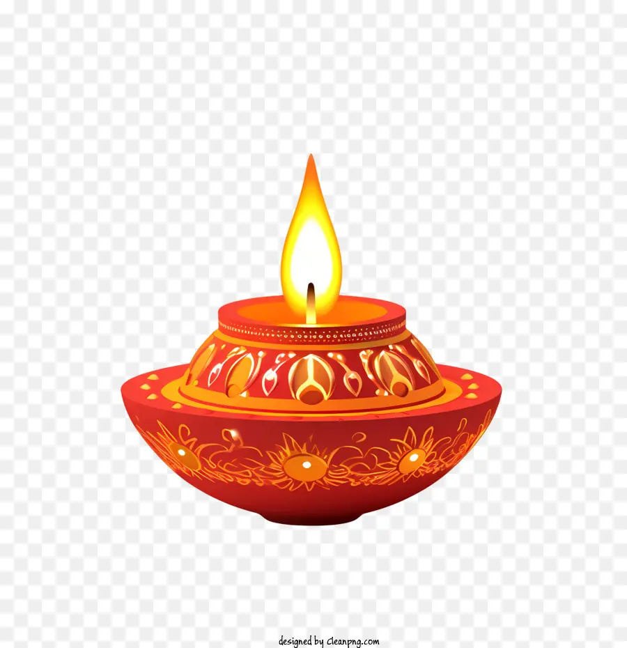 Lâmpada De Diwali，Diya PNG