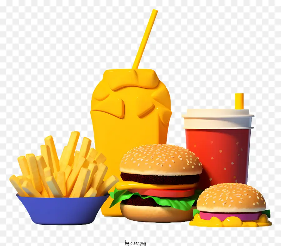 Refeição De Fast Food，Hamburger PNG