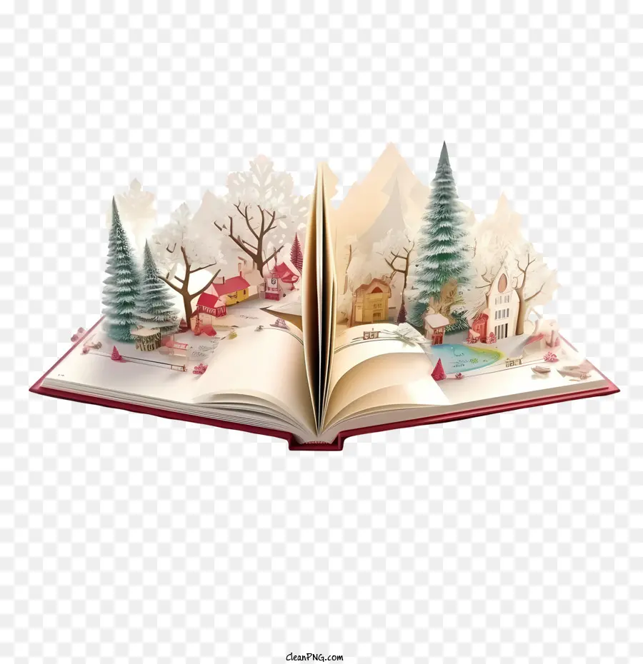 Livro De Natal，Neve PNG