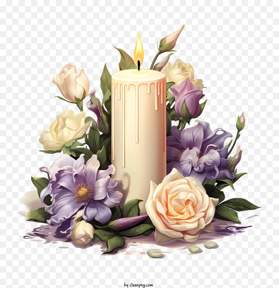 All Souls Day Flower，Floral PNG