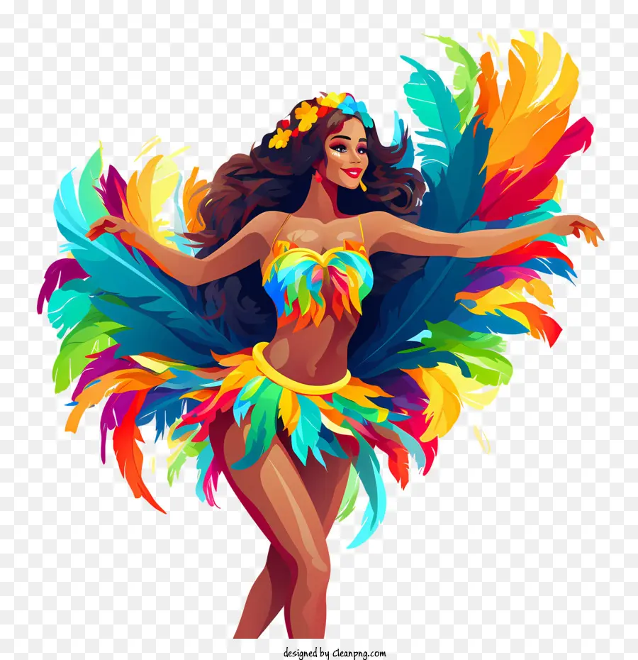 Dançarino Do Carnaval Brasil，Caribe PNG