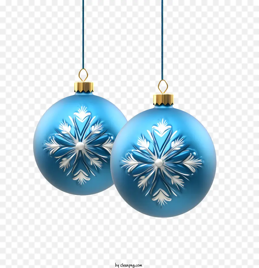 Bola De Natal，Azul PNG