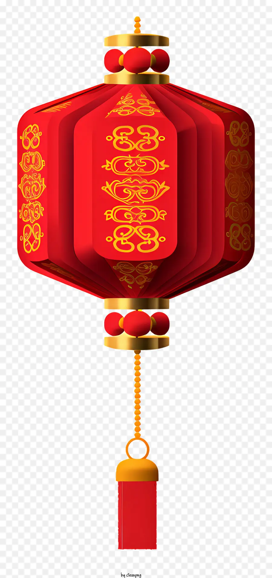 Lanterna De Papel Vermelho，O Ano Novo Chinês Lanterna PNG