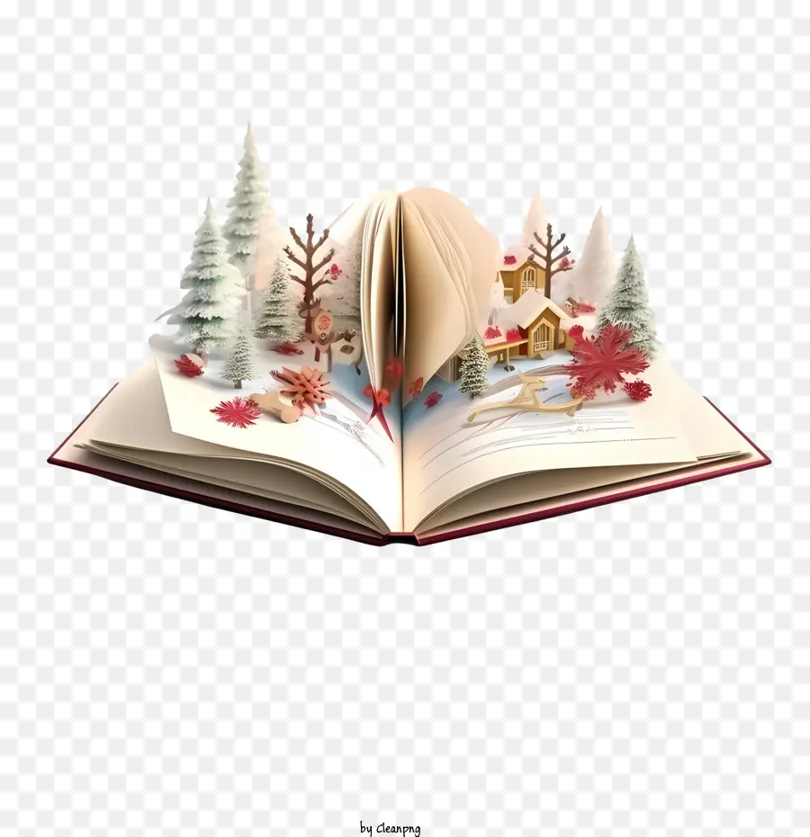 Livro De Natal，Montanha PNG