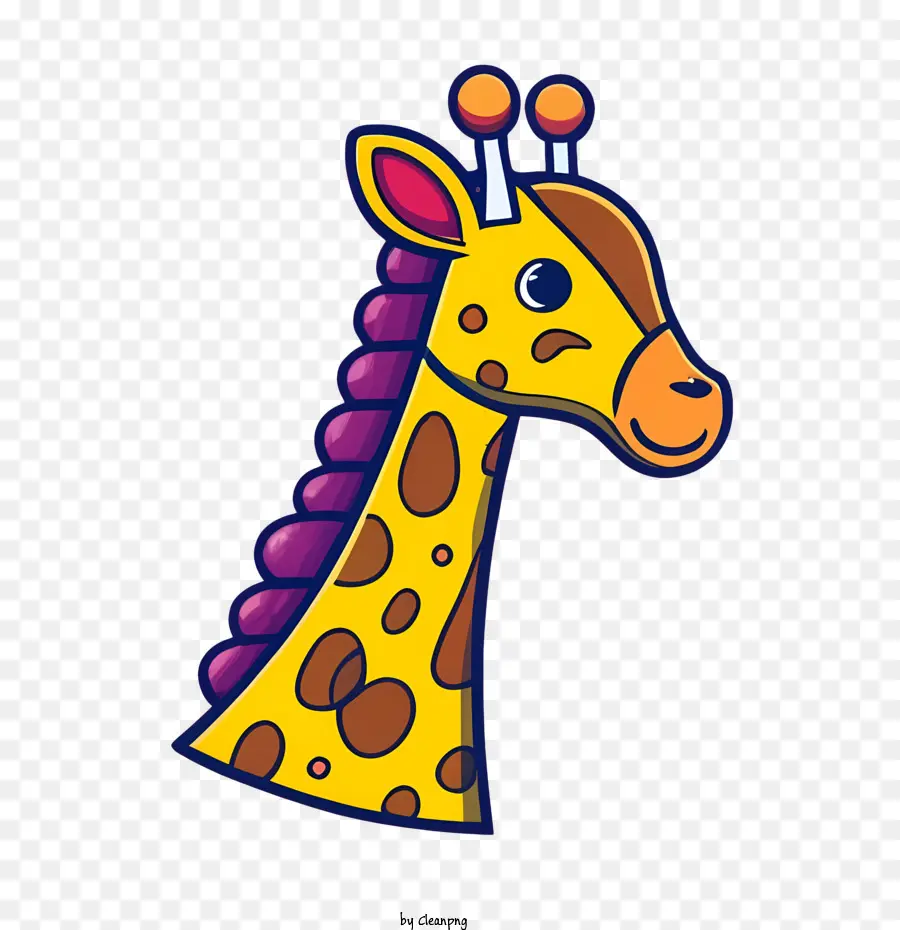 Cartoon Girafa，Girafa PNG