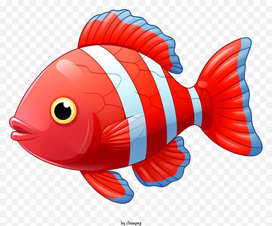 Peixe Vermelho，Listra Branca PNG