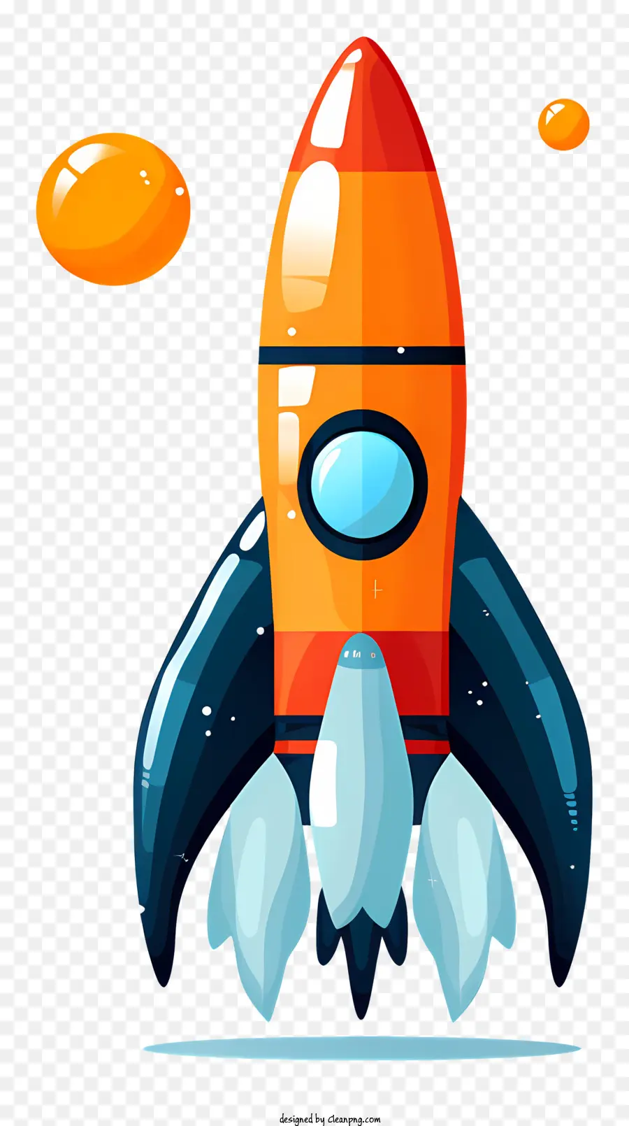 Foguete Espacial，Foguete Vermelho PNG