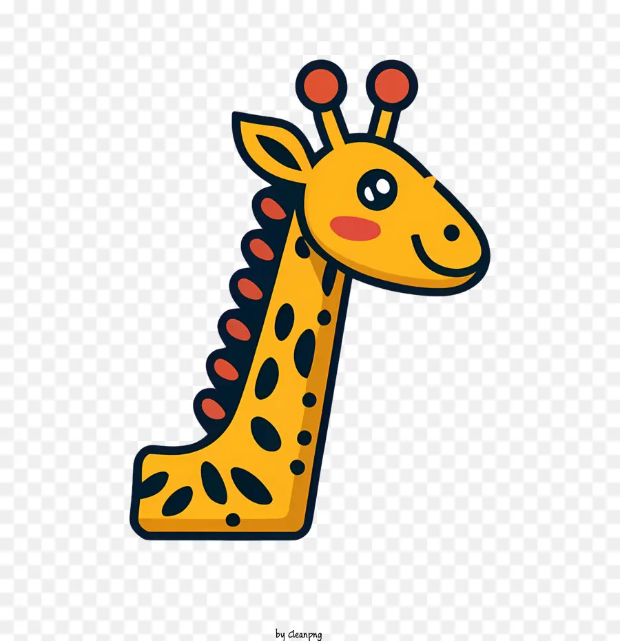 Cartoon Girafa，Girafa PNG
