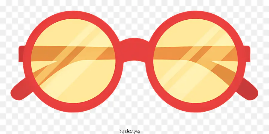 óculos De Sol Vermelho，Óculos De Sol Amarelos PNG