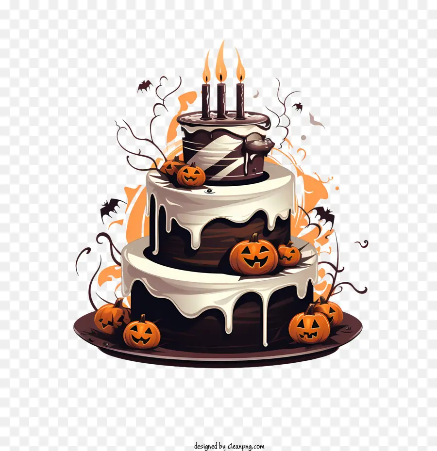 Bolo De Halloween，Bolo PNG