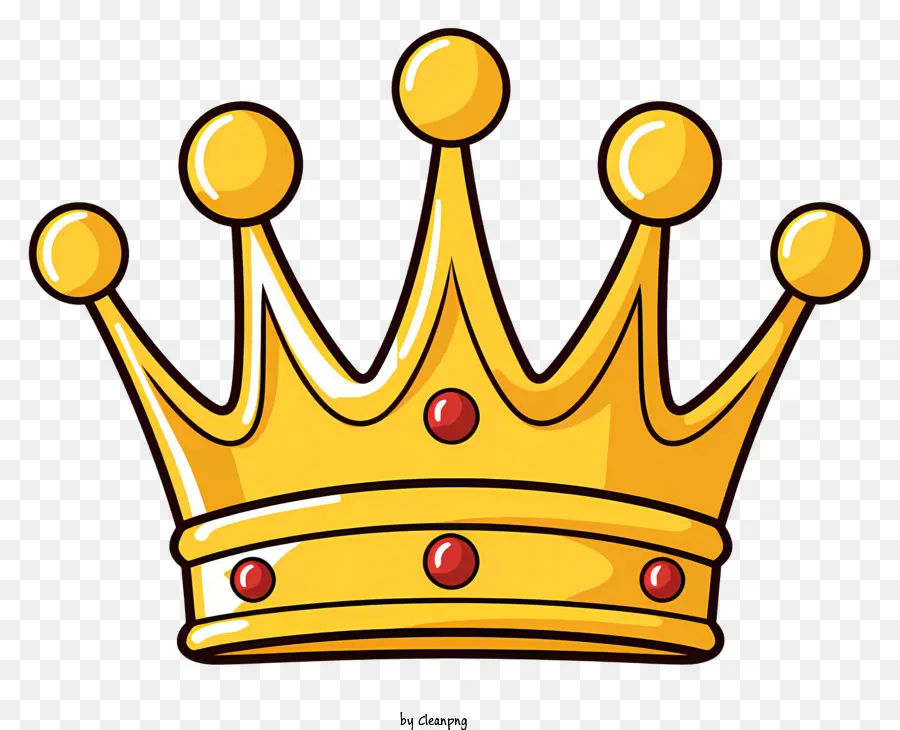 Golden Crown，Símbolo Da Realeza PNG