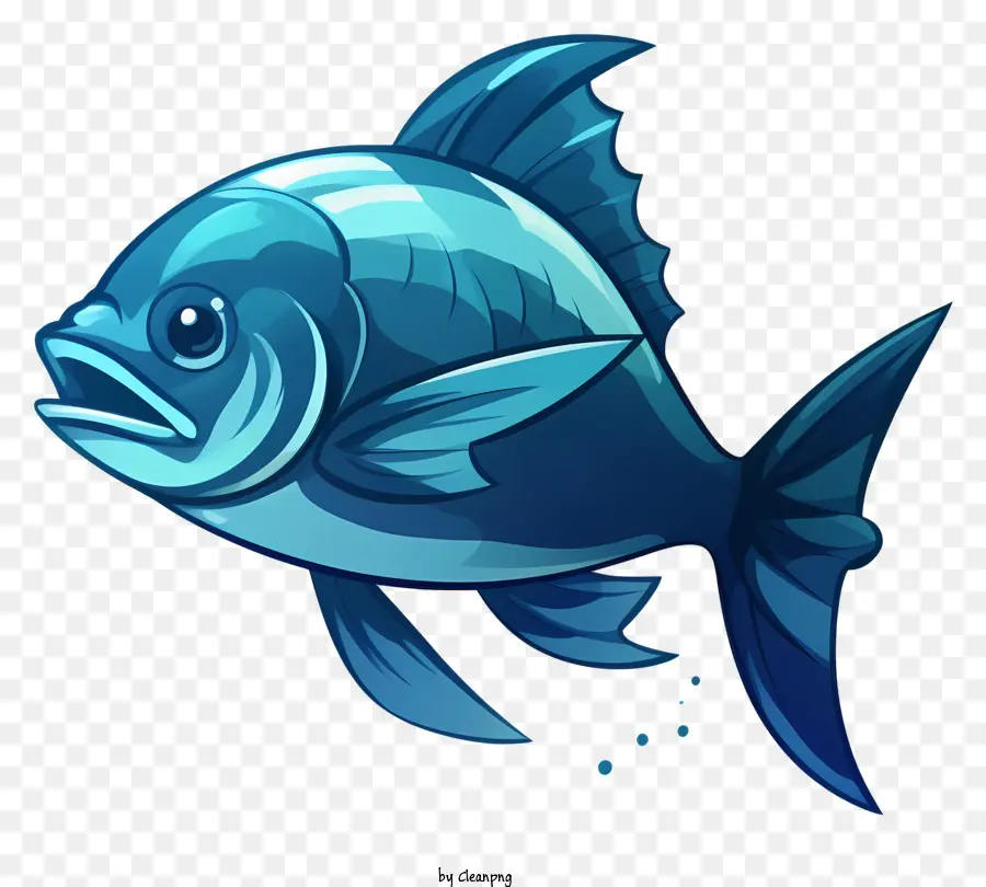 Peixe Azul，Peixe Predador PNG