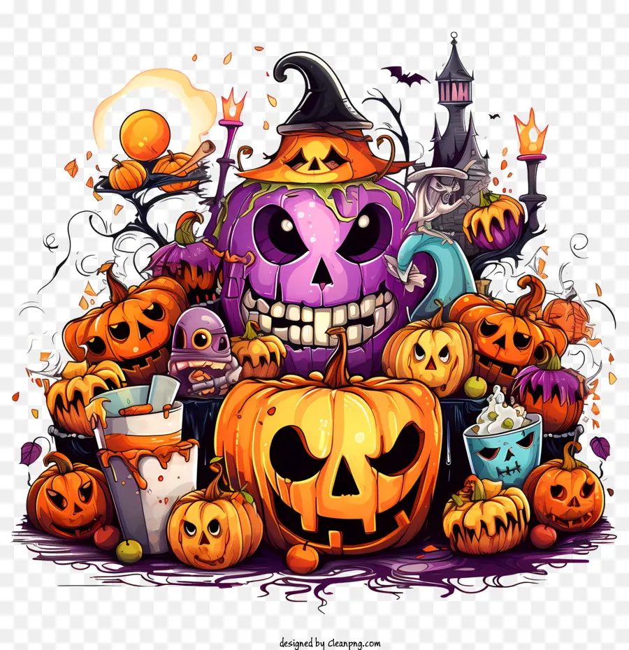 Festa De Halloween，Abóbora PNG