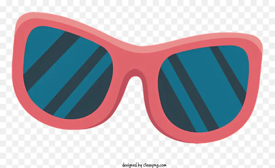 óculos De Sol，Lentes Coloridas Azuis PNG