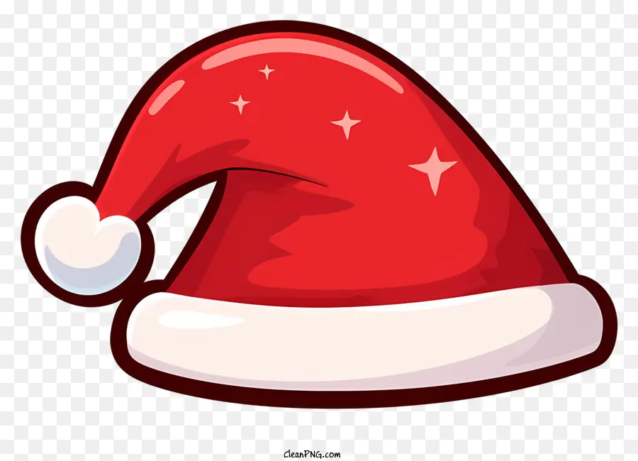 Papai Noel Hat，Chapéu De Papai Noel Vermelho PNG