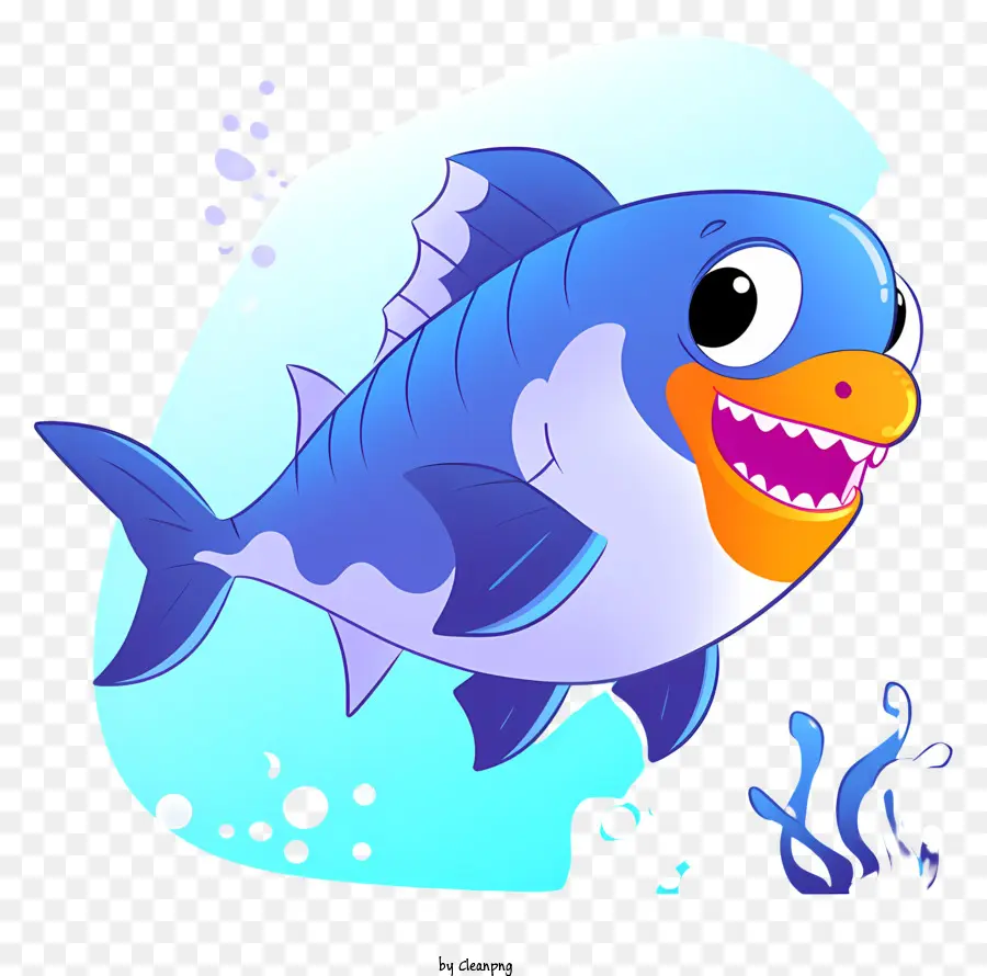 Tubarão Azul，Natação PNG