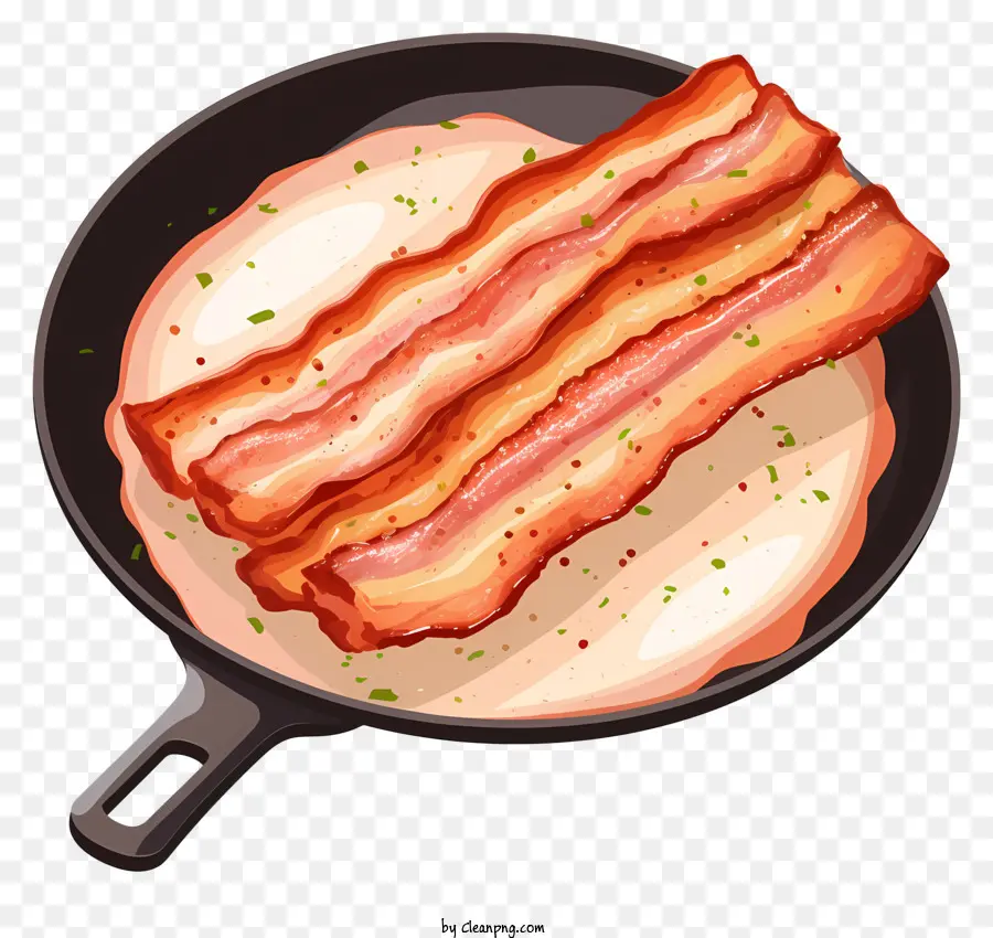 Bacon，Frying Pan PNG