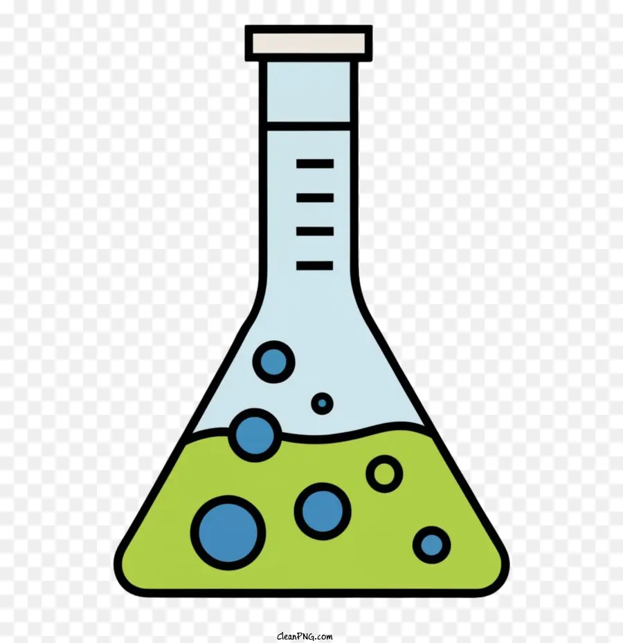 Frasco Erlenmeyer，Frascos De Química PNG