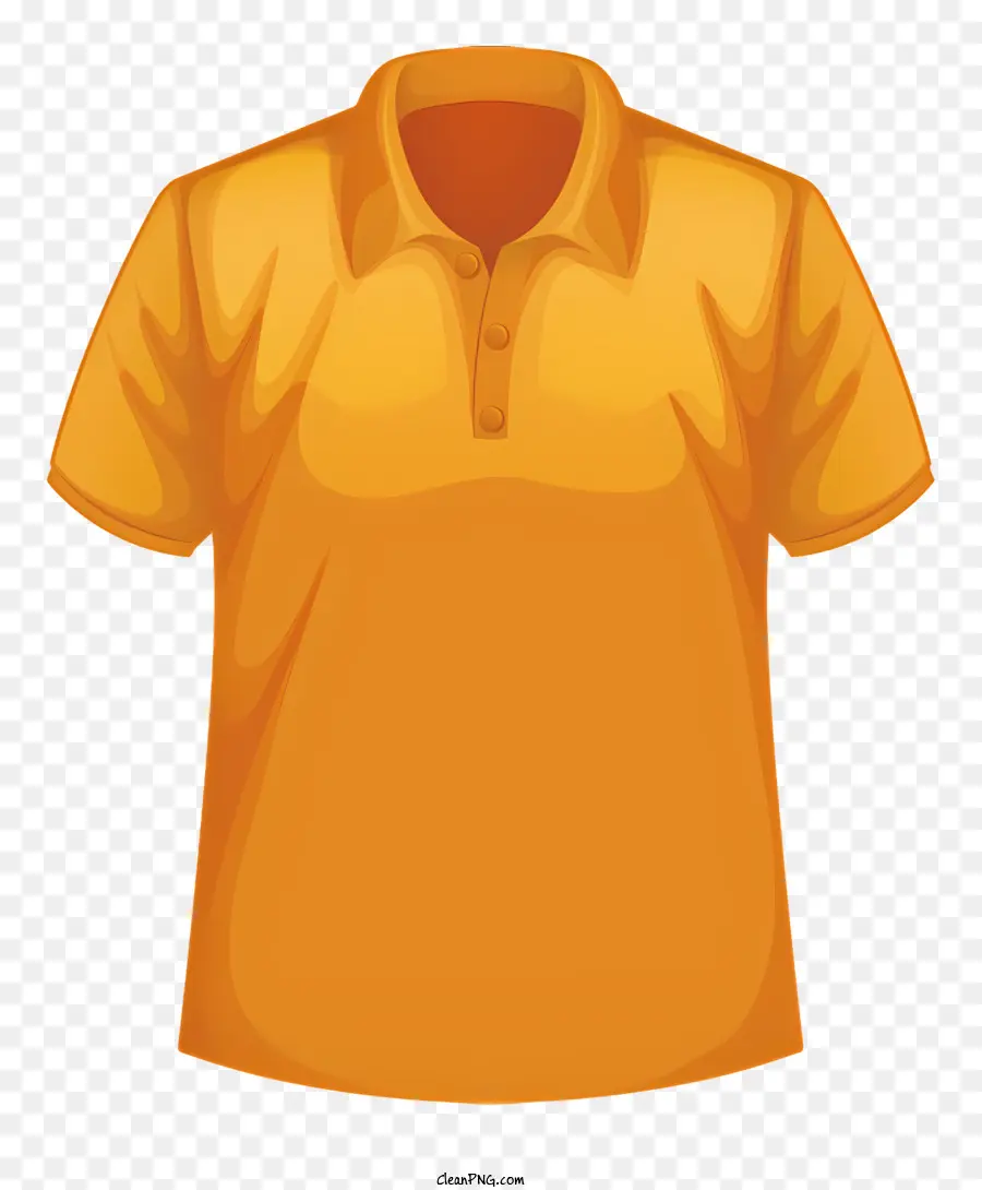 Camisa Amarela，Camisa De Colarinho PNG