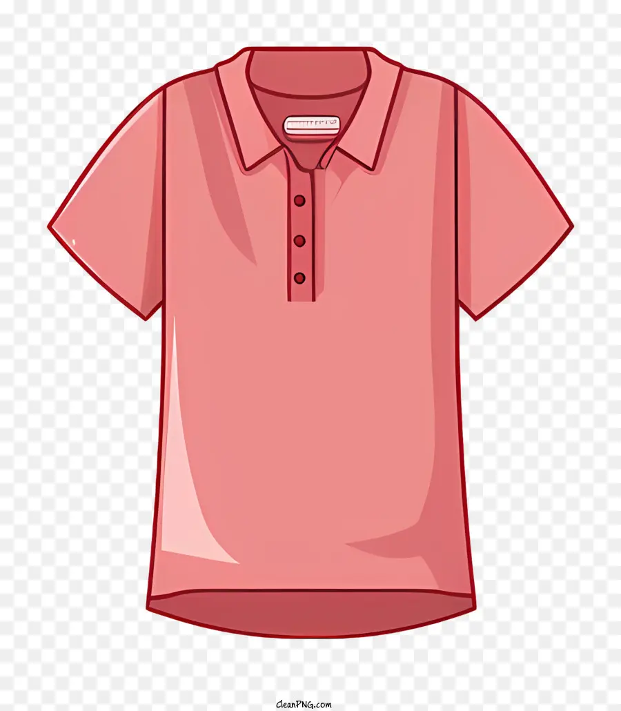 Camisa Pólo Rosa，Camisa Pólo Sem Mangas PNG