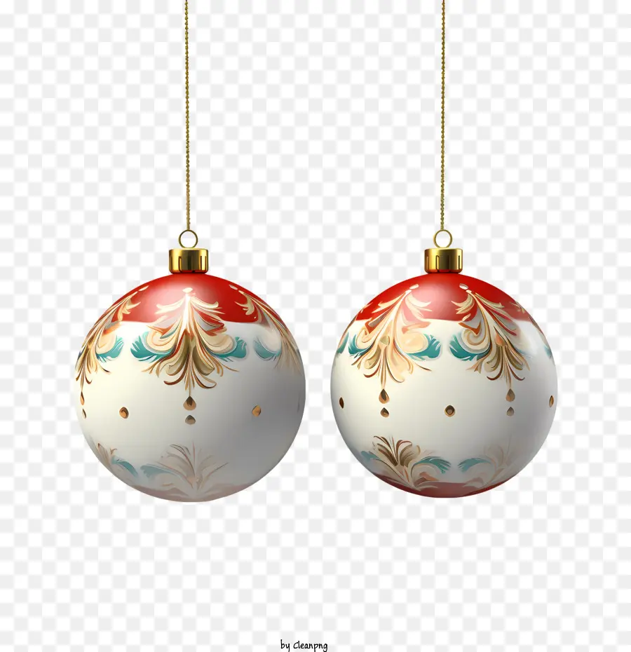Bola De Natal，Ornamentado PNG