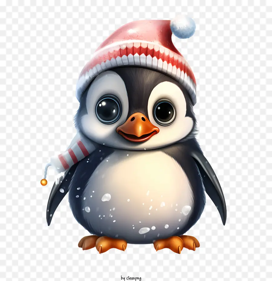 Natal Penguin，Pinguim Bonito PNG