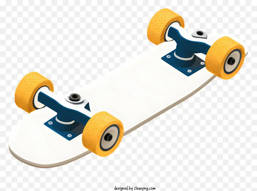 Skate，Rodas Amarelas PNG